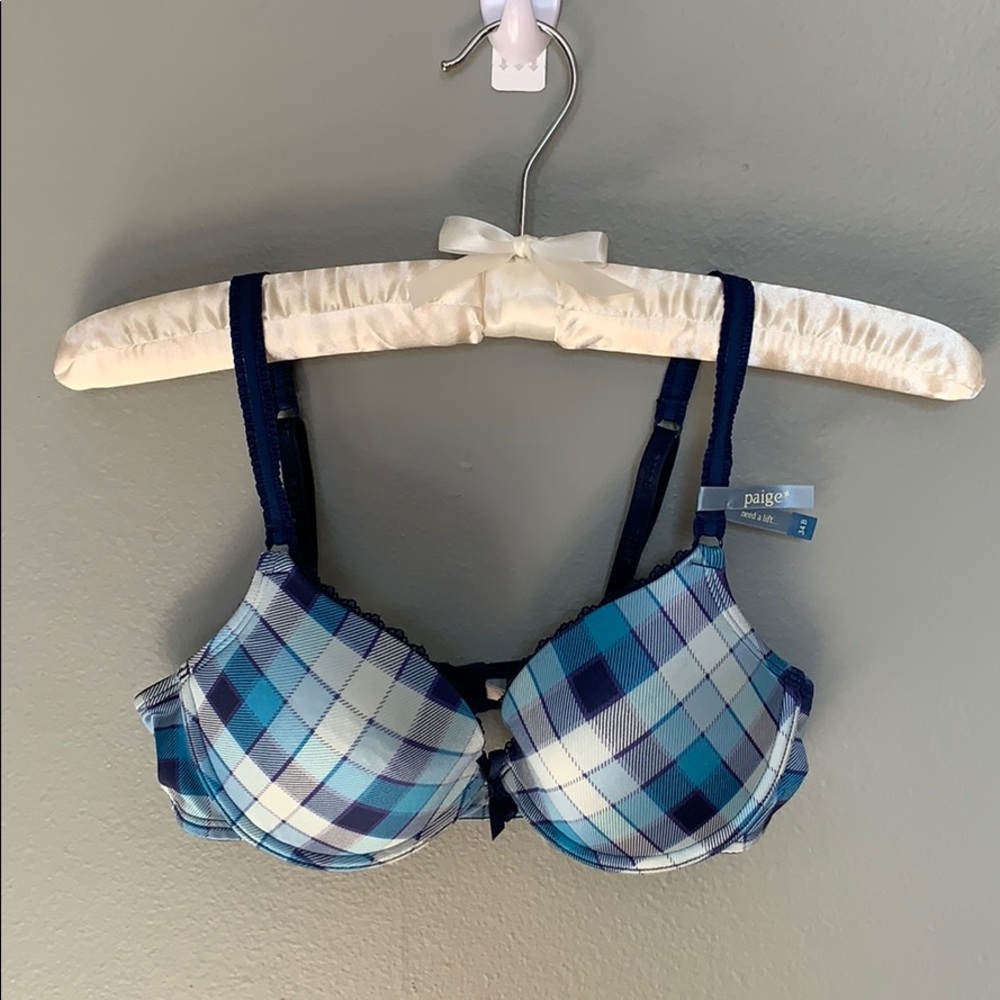 Aerie Page plaid Bra 34B - NWT